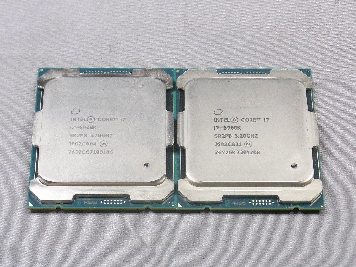 B44517 O-04151 intel Core i7-6900K LGA2011-3 CPU 2個セット
