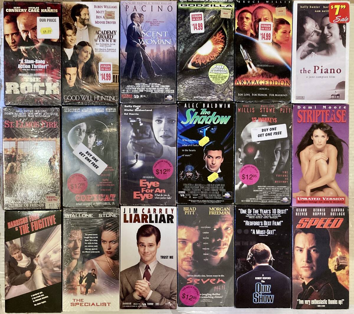 ■まとめて■洋畫VHS 28タイトルセット ※シュリンク付/輸入版多數(shù)■Eye For An Eye/The Shadow/The Fugitive/Star wars ...etc