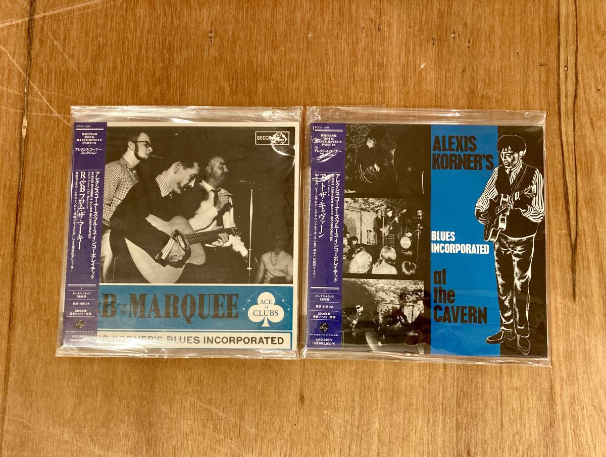# прекрасный товар / снят с производства бумага jacket #Alexis Korner's Blues Incorporated CD 2 название комплект!#At The Cavern/R & B From The Marquee/ записано в Японии описание есть 