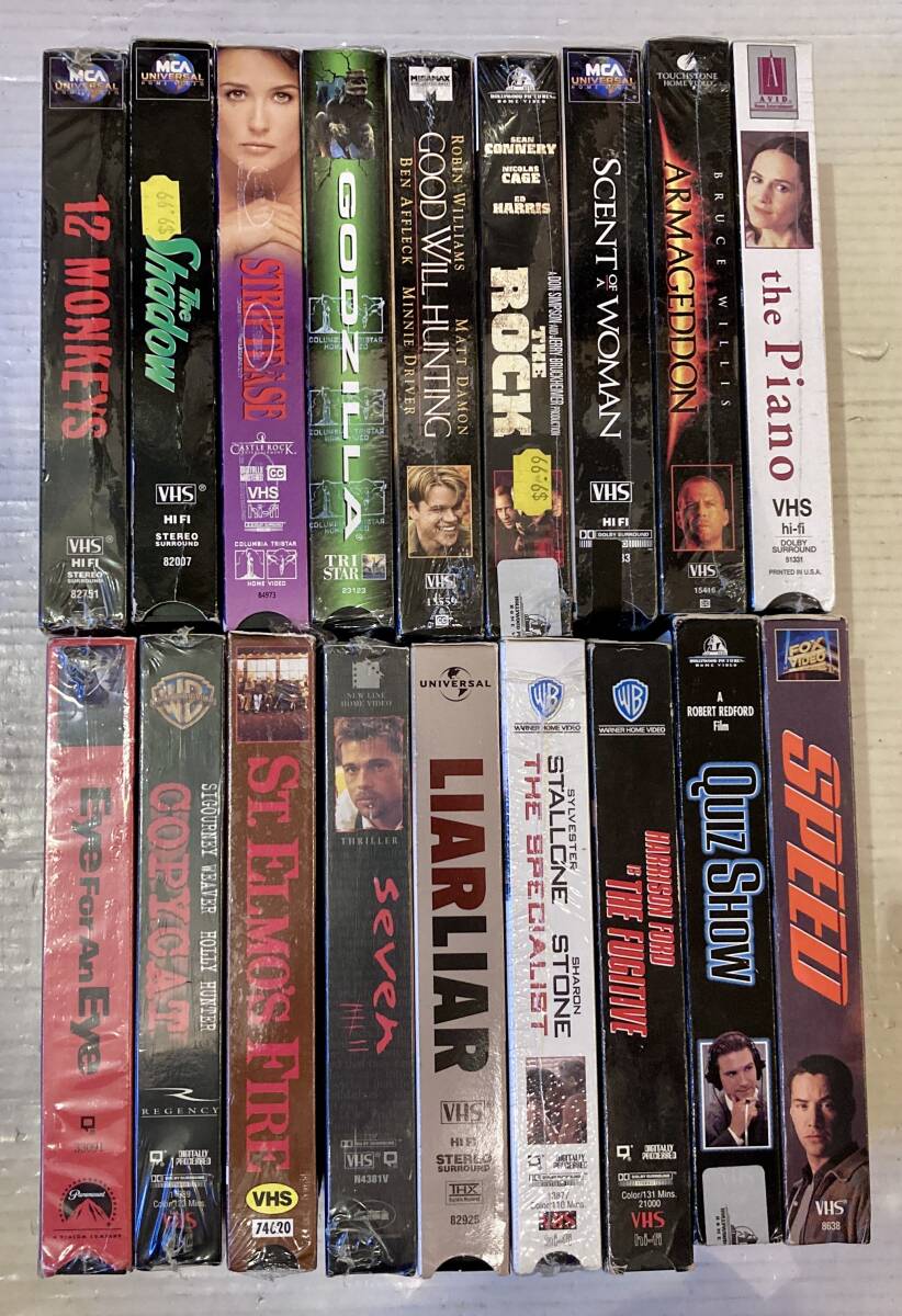 ■まとめて■洋畫VHS 28タイトルセット ※シュリンク付/輸入版多數(shù)■Eye For An Eye/The Shadow/The Fugitive/Star wars ...etc