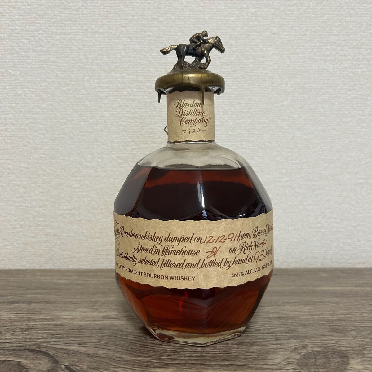 Blanton ブラントン シングルバレル 1991 バーボン ウイスキー