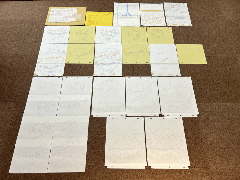 アニメ おジャ魔女どれみ #21-16 セル畫用 原畫 / 動(dòng)畫 / 背景 おまとめセット！ どれみ