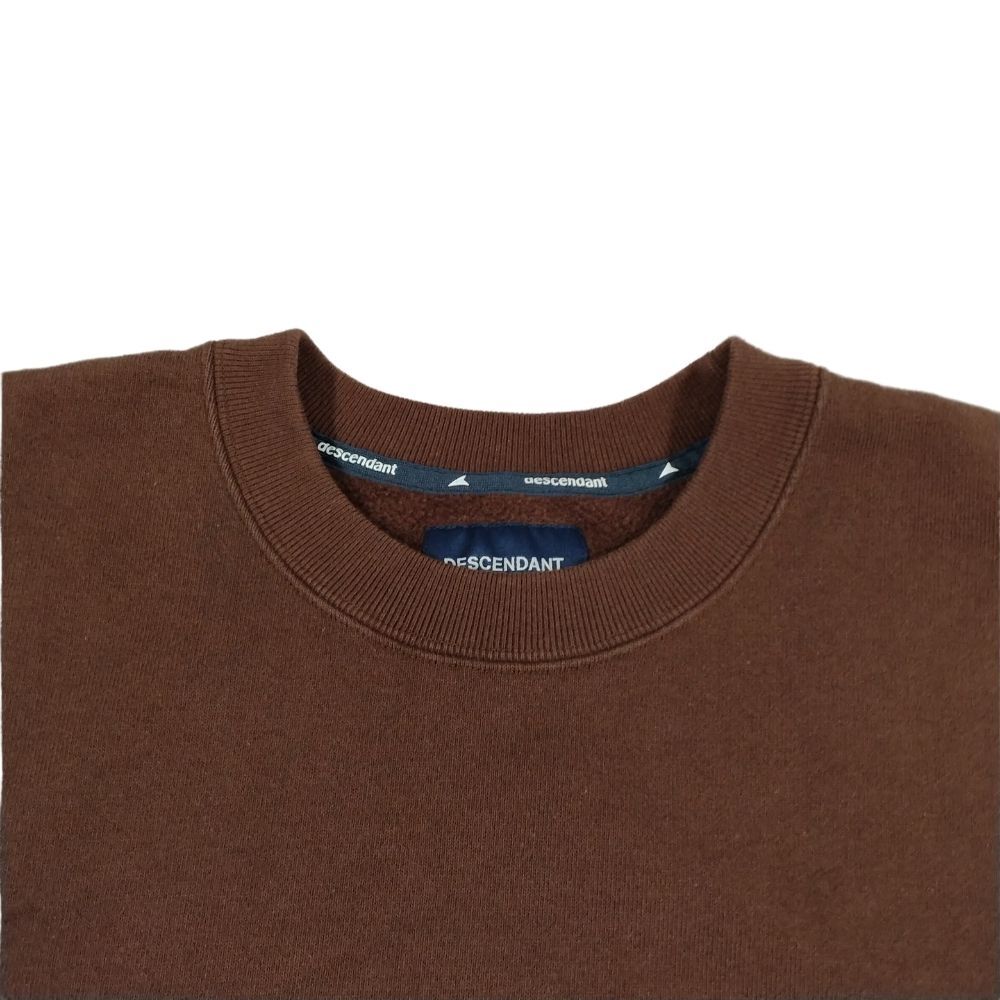 DESCENDANTtisen Dan toTEAM CREW NECK Logo тренировочный оттенок коричневого размер 3 стандартный товар / 50358