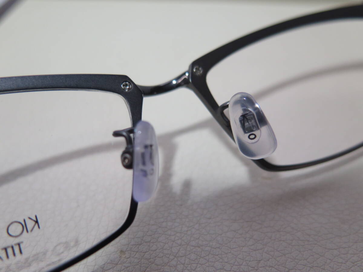 1-16　未使用展示品　KIO YAMATO キオヤマト　KT-492J　チタン　フルリム　メガネフレーム　眼鏡フレーム　鯖江めがね_画像5
