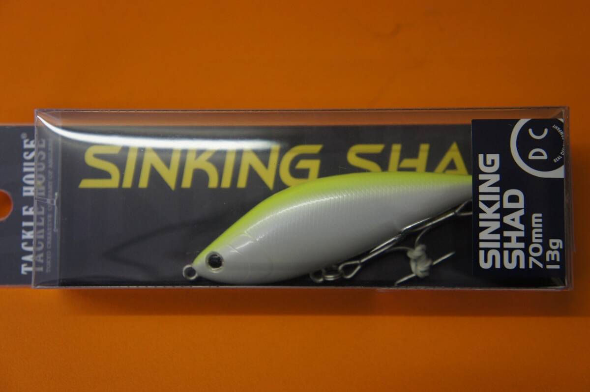タックルハウス（TACKLE HOUSE） SINKING SHAD（シンキングシャッド）カラー：02.PWチャートバック_画像1