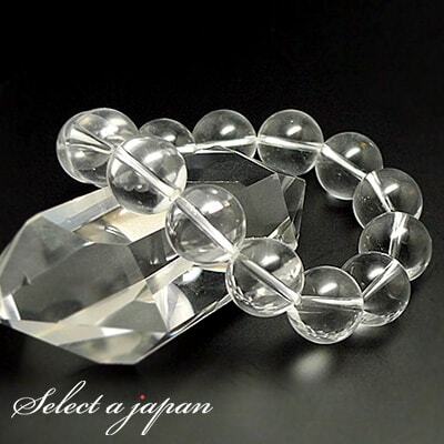 水晶 ブレスレット 14mm パワーストーン ブレスレット メンズ 天然石 數(shù)珠 アクセサリー メンズブレスレット