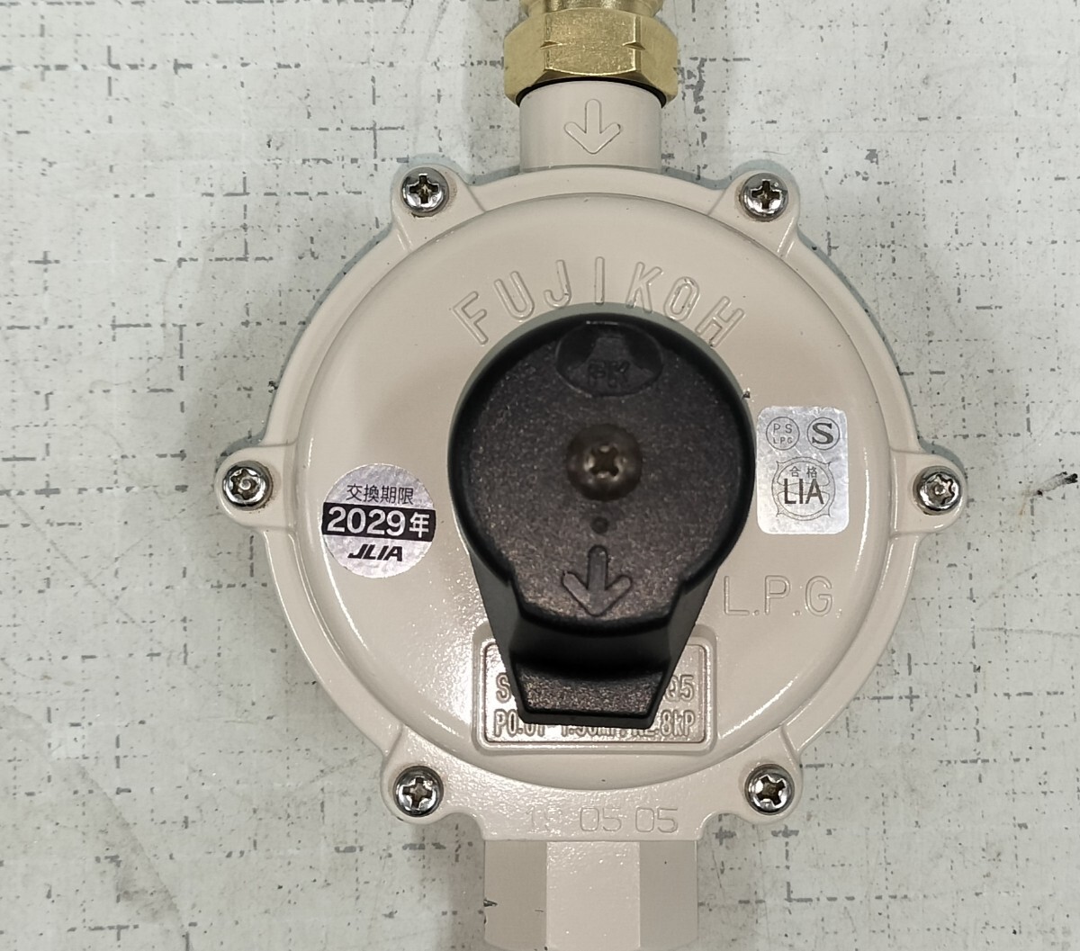 3-プロパンガス/LPガス/レギュレーター/調(diào)整器/ホースエンド/中古品