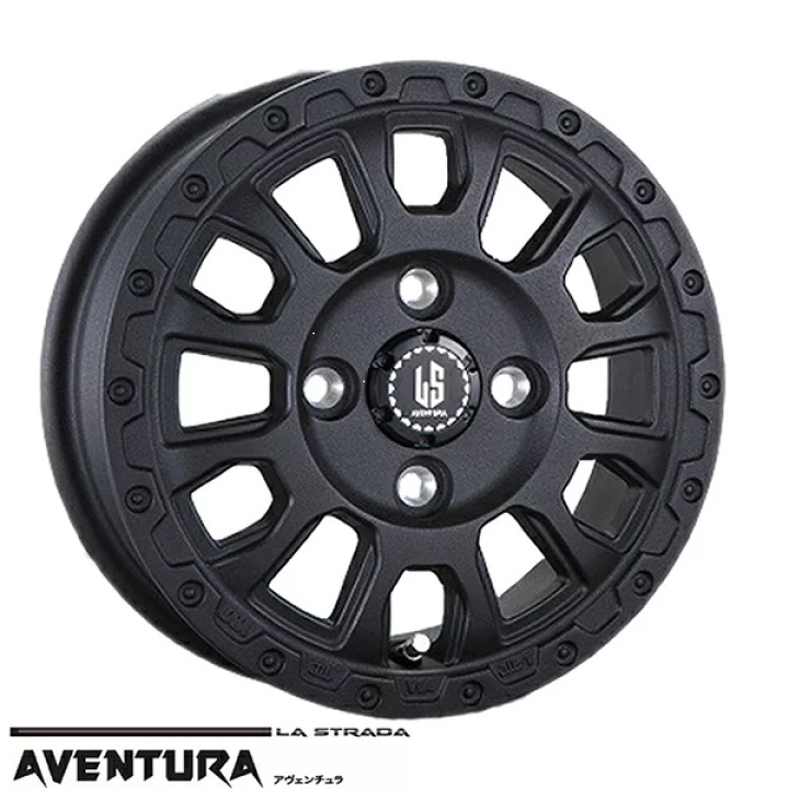 新品 WB ヨコハマバンタイヤ LA STRADA アヴェンチュラ 5.0J 14in IS42 ヨコハマ RY55 165/80R14 97/95N 日産 NV200 バネット_画像1