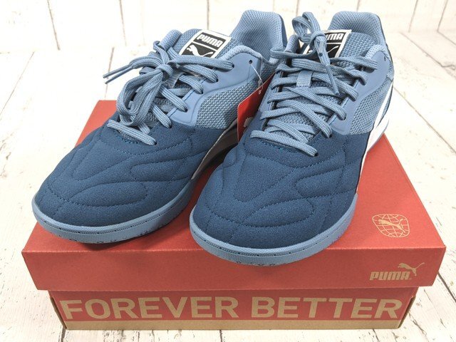 【11yt012】サッカートレーニングシューズ PUMA プーマ 107349-04 キング TOP IT オーシャントロピック 25.0㎝ 未使用◆Y27