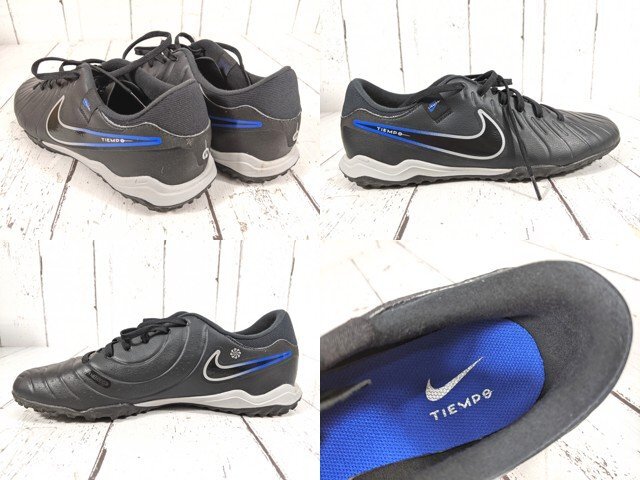 【11yt291】サッカーフットサルトレーニングシューズ NIKE ナイキ DV4342-040 ティエンポ レジェンド 10 アカデミー TF 28.5㎝ 美品◆i05