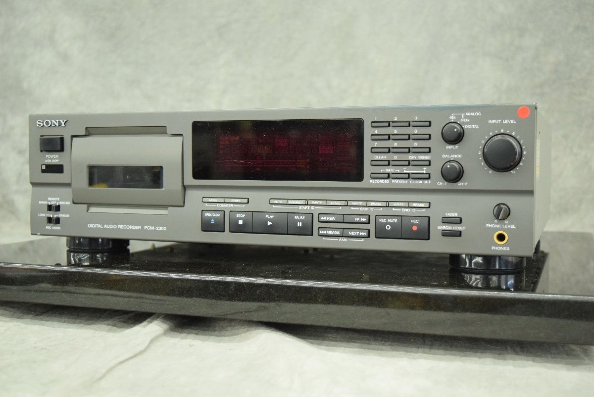 【G】SONY PCM-2300 DATデッキ ソニー 228285