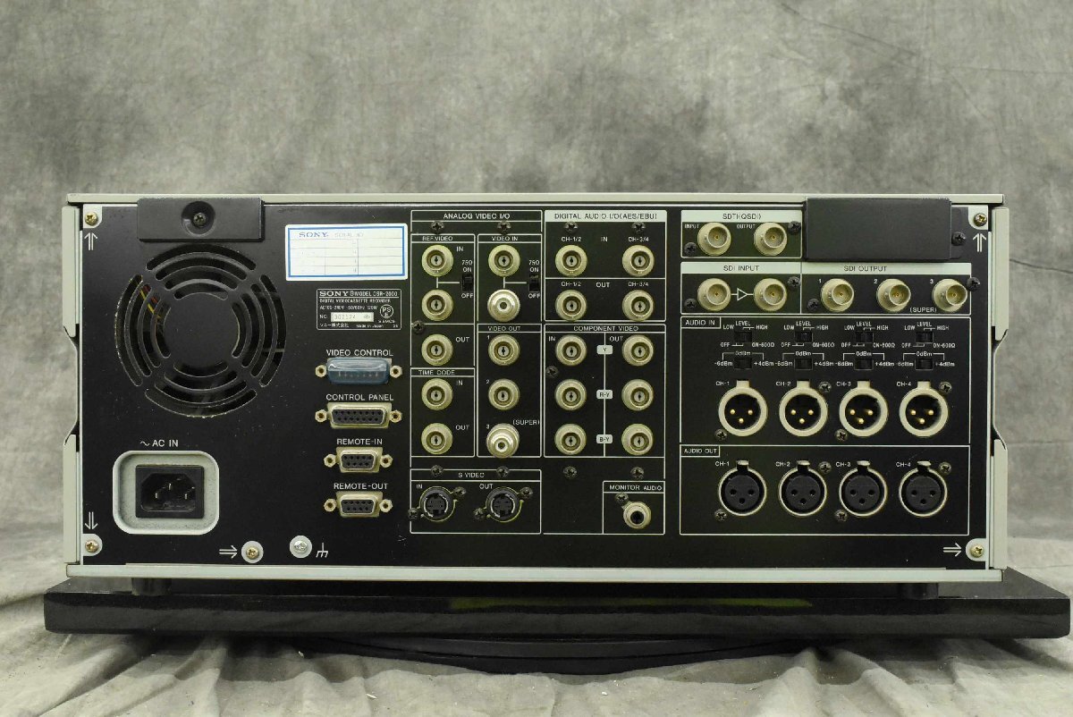 【G】SONY DSR-2000 DVCAMレコーダー ソニー 227321