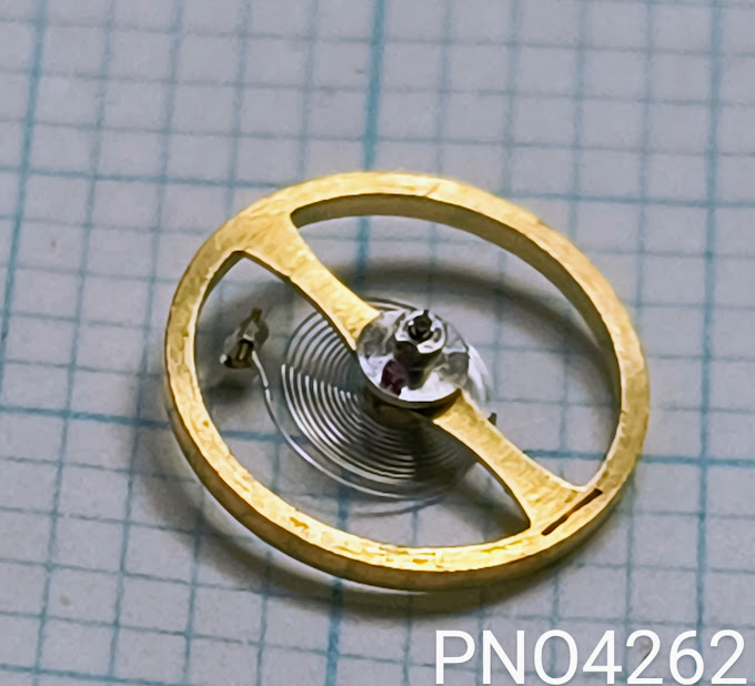 (■1)シチズン純正パーツ CITIZEN 039-54 バランスコンプリート/Balance complete/テンプ Cal.6100/6200/他 PNO4262_画像2