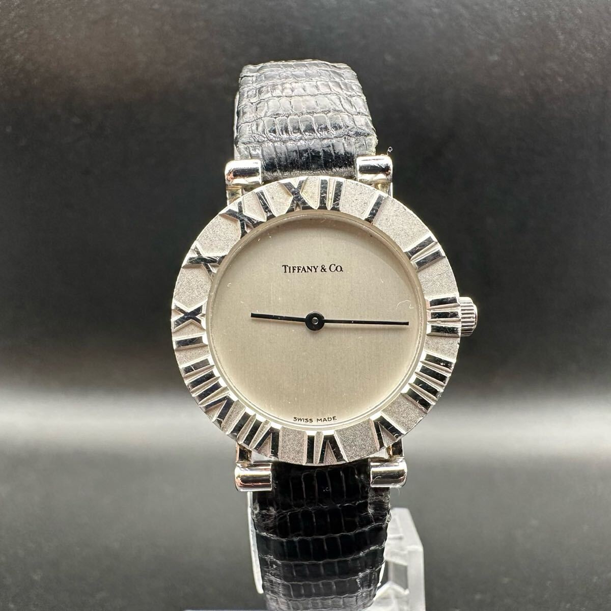 電池交換済み　稼動品　Tiffany　ティファニー　時計　腕時計　アトラス　493
