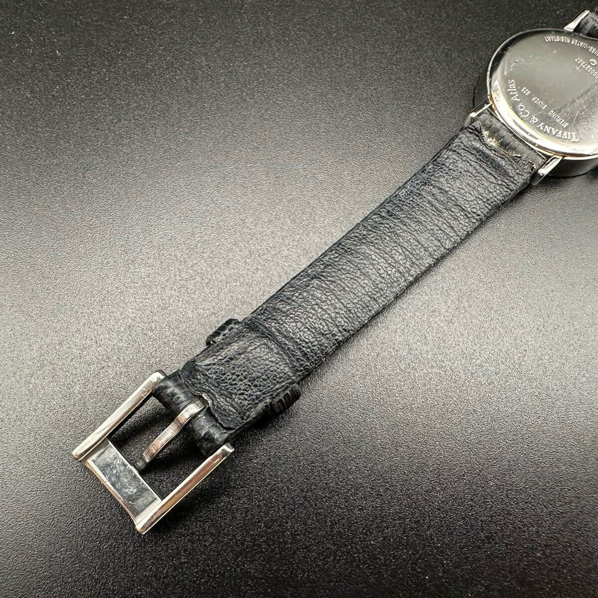 電池交換済み　稼動品　Tiffany　ティファニー　時計　腕時計　アトラス　493