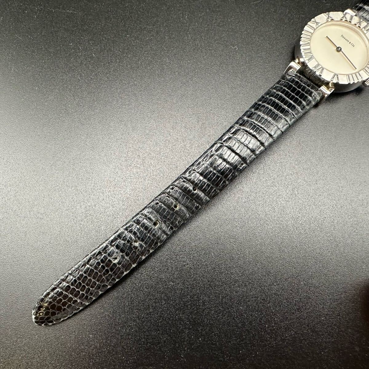 電池交換済み　稼動品　Tiffany　ティファニー　時計　腕時計　アトラス　493