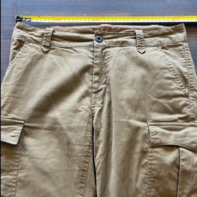 P メンズ パンツ GLOBALWORK グローバルワーク ブラウン カーゴ ミリタリー アメカジ 古着 FF429 / 約W32 全国一律レターパック配送_画像8