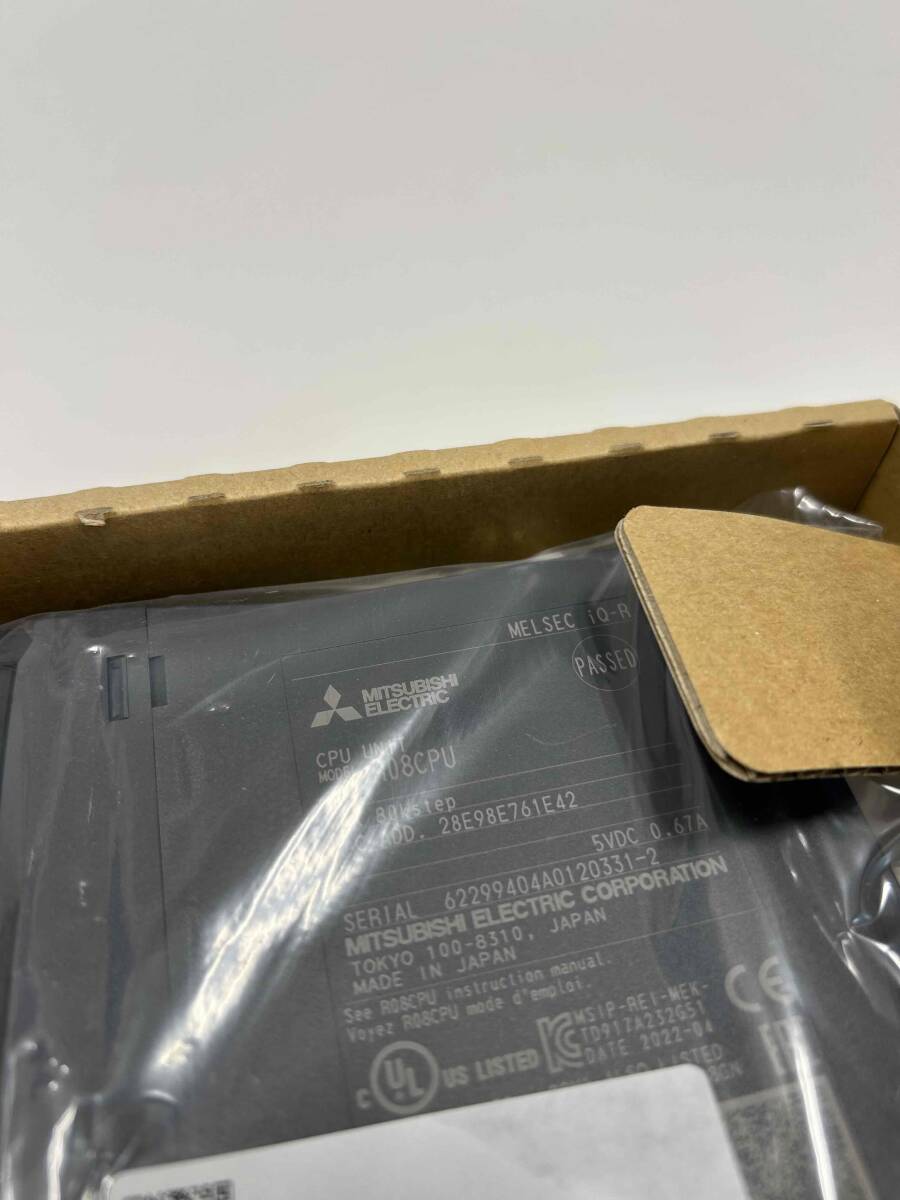 ★未使用　開封品　三菱電機　MELSEC iQ-Rシリーズ シーケンサCPUユニット　R08CPU 2022年製