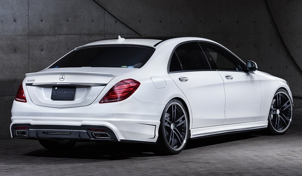 M\'z SPEED ルーフスポイラー 未塗装 FRP メルセデスベンツ Sクラス (W222) 222163 222182 222182C H25.10～H29.7 S550 AMGライン