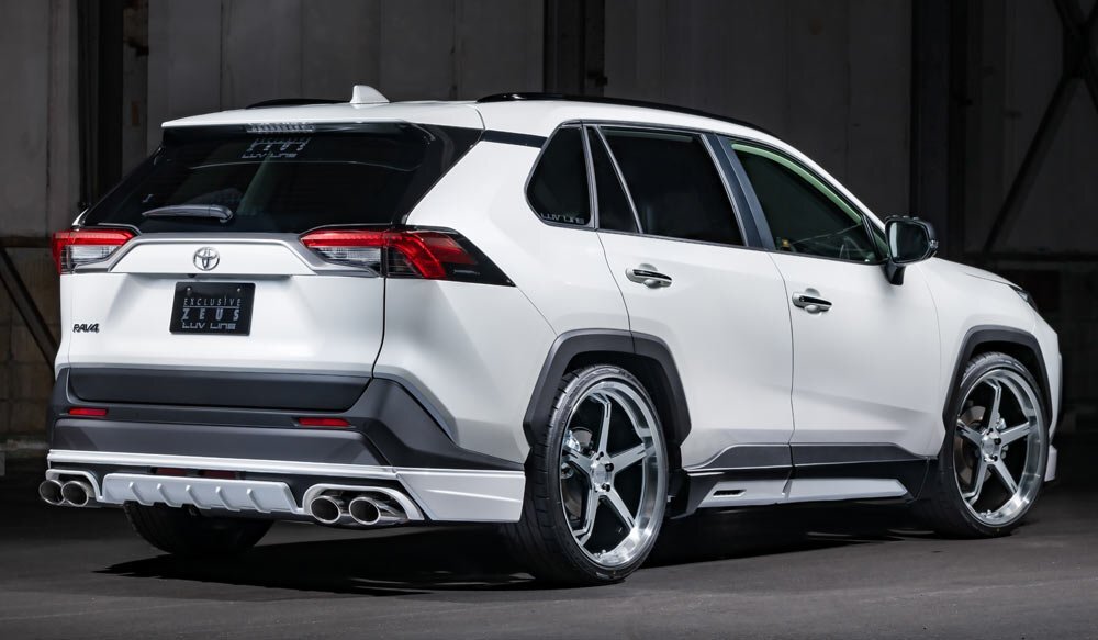 M\'z SPEED リアアンダースポイラー ブラック (218) ABS RAV4 AXAH52 AXAH54 MXAA52 MXAA54 H31.4～ アドベンチャー除く