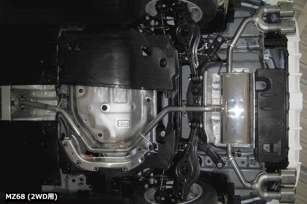 M\'z SPEED エキゾーストシステム (MZ68) ステンレス プリウス DAA-ZVW50 DAA-ZVW51 H27.12～H30.11 2ZR-1NM FF MC前