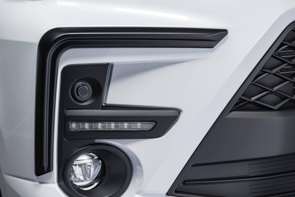 M\'z SPEED フロントバンパーガーニッシュ つや消しブラック AES ライズ A200A R1.11～