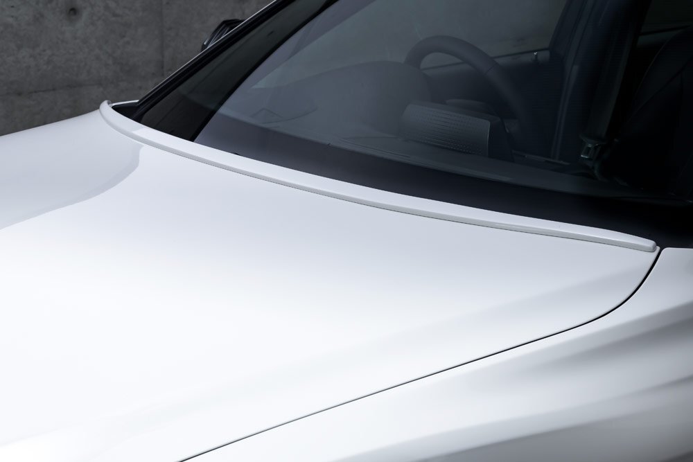 M\'z SPEED ボンネットスポイラー ブラック (202) FRP クラウンハイブリッド AZSH20 AZSH21 GWS224 H30.6～R4.8 RS