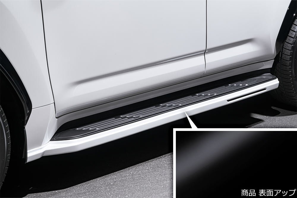 M\'z SPEED サイドステップ ピアノブラック ABS(表面アクリル) レクサス LX600 VJA310W R4.1～