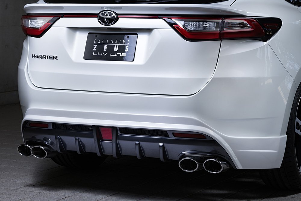 M\'z SPEED リアアンダースポイラー タイプA ブラック (202) FRP ハリアーハイブリッド AVU65W H29.6～R2.5 MC後