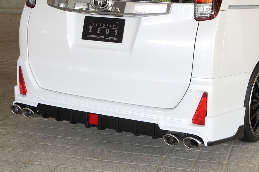 M\'z SPEED リアアンダースポイラー 未塗装 FRP ノア ZWR80W H28.1～H29.7 ハイブリッドSi MC前 ソナー無車