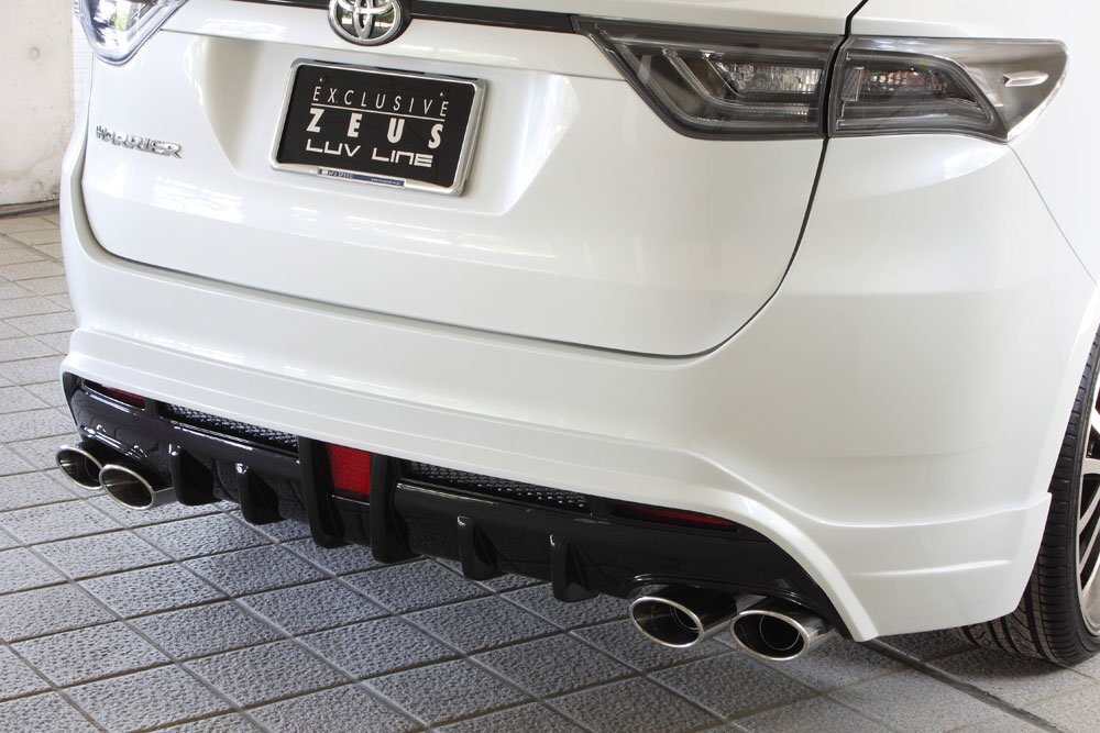 M\'z SPEED リアアンダースポイラー 未塗装 FRP ハリアー ZSU60W ZSU65W H25.12～H29.5 MC前