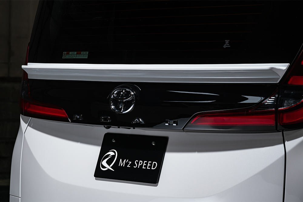 M\'z SPEED リアゲートスポイラー 未塗装 ABS ノア MZRA90W MZRA95W R4.1～ S-Z/S-G