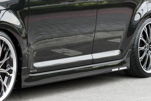 M\'z SPEED サイドステップ 未塗装 FRP カローラルミオン NZE151N ZRE152N ZRE154N H21.12～H27.12 MC後