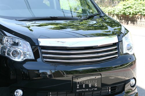 M\'z SPEED フロントグリル ブラック (202) FRP ノア ZRR70G ZRR75G H22.4～H25.12 G/X/YY MC後