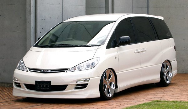 M'z SPEED エアロ3点セット 未塗装品 エスティマ ACR30W ACR40W