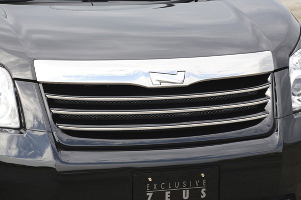 M\'z SPEED フロントグリル ブラック (202) FRP ノア ZRR70W ZRR75W H19.6～H22.3 Si/S MC前