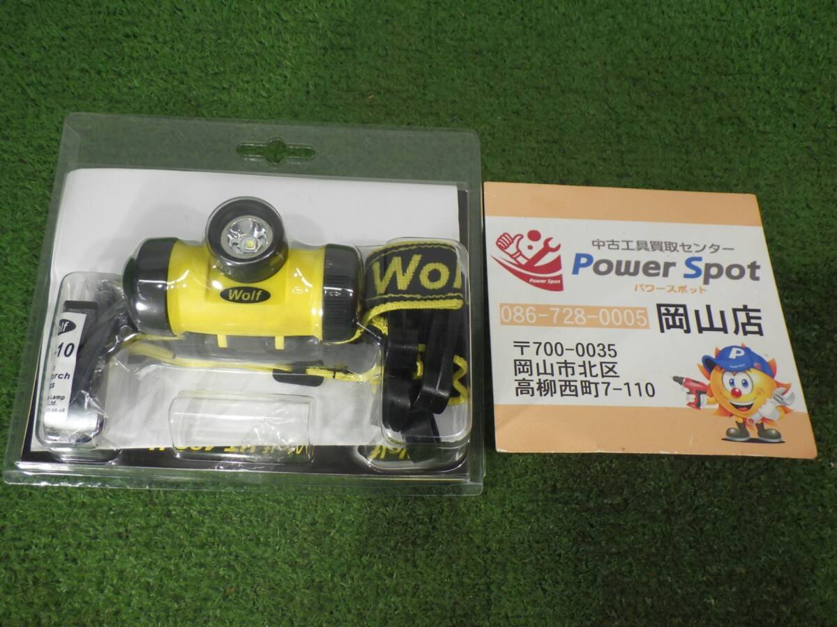 【送料600円】開封のみ★WOLF SAFETY LAMP HT-400 パナソニックアルカリ単4電池(LR03) 防爆ランプ ウルフ 未使用品 240319