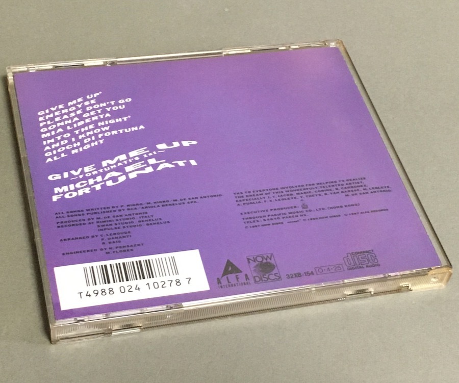 CD［マイケル?フォーチュナティ Michael Fortunati／ギヴ?ミー?アップ～フォーチュナティズ?ファースト～］￥3,200盤