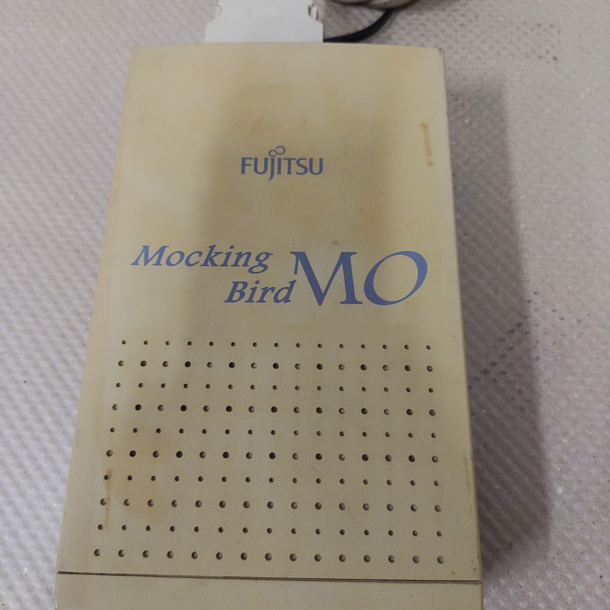 富士通 SCSI外付け MOドライブ 接続ケーブル付きSMB-230WL モッキンバード MOシリーズ 230MB 通電確認済み　05016