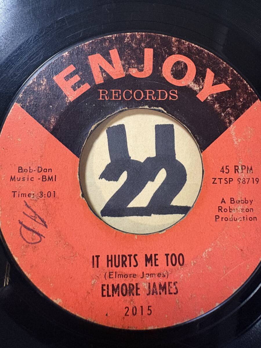 試聴 ELMORE JAMES IT HURTS ME TOO / PICKIN’ THE BLUES 両面VG++ 