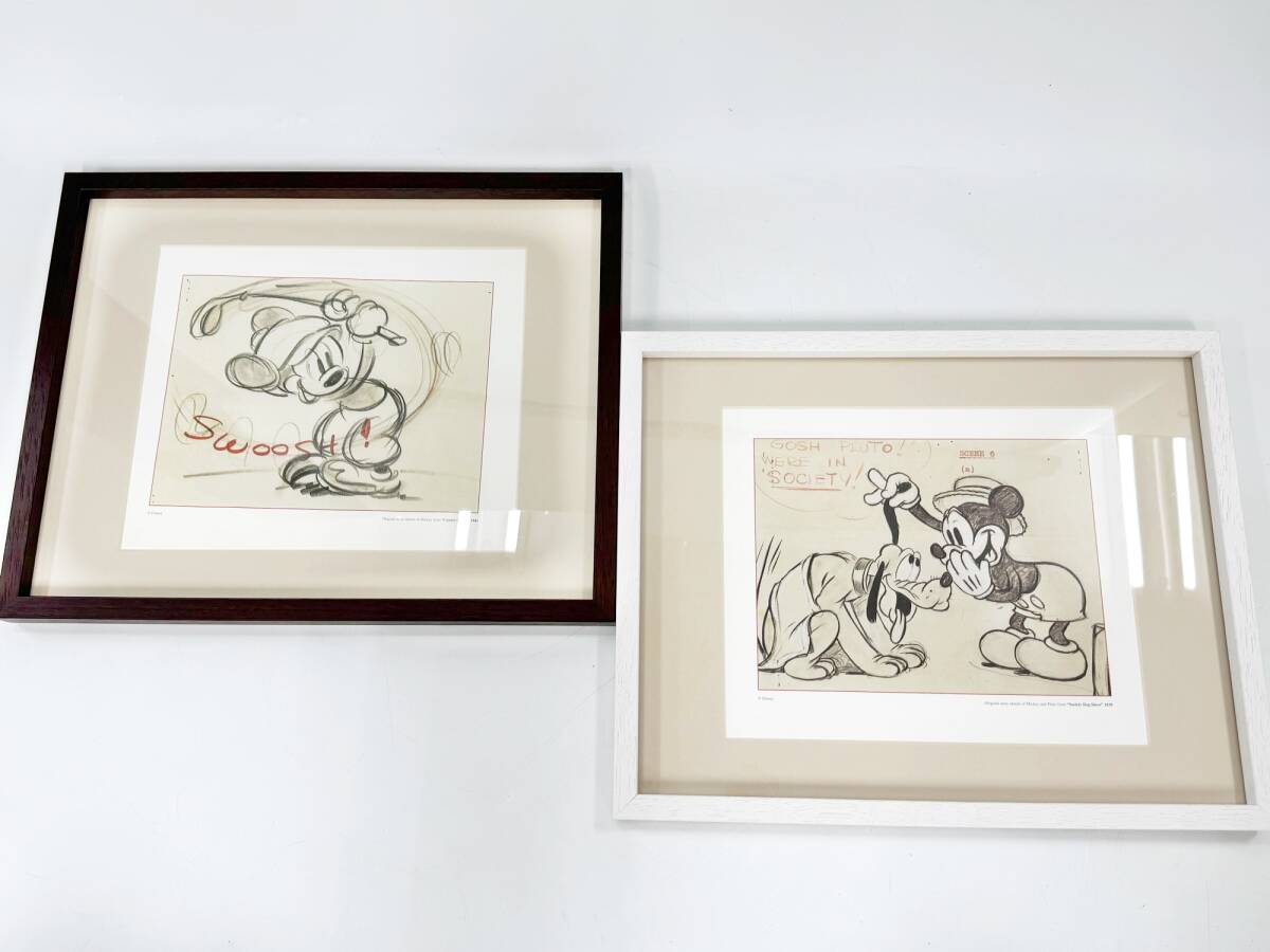 Disney・ミッキーマウス&プルート複製原画 Disney・ミッキーマウス&プルート複製原画 Disney・ミッキー