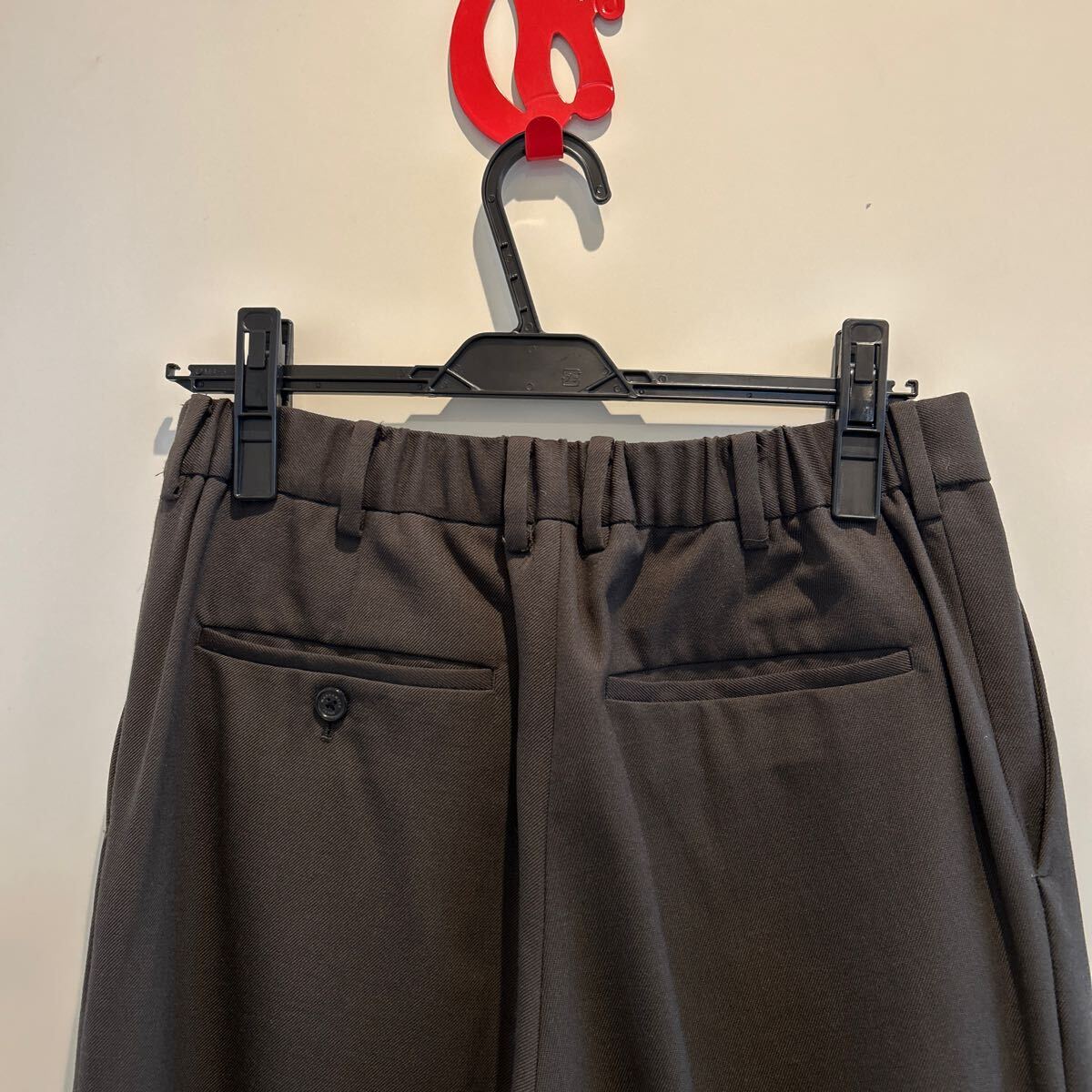 未使用品 Markaware pegtop ペグトップ オーガニックウールサバイバルクロス ウールスラックス 3 定価38,500円 dark olive anatomica