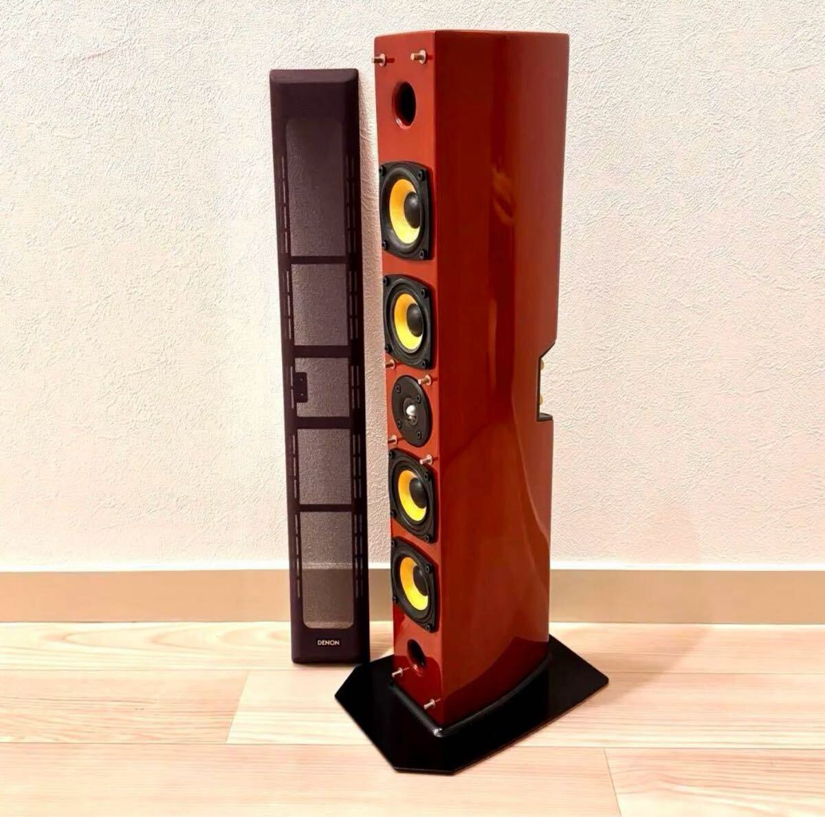 デノン DENON SC-C7L センタースピーカー デノン、デザインをAVラックと合わせたスピーカーシステム