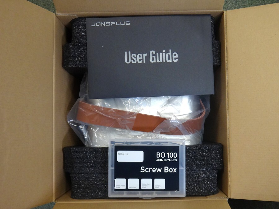  [開封のみ未使用] JONSPLUS BO 100 Silver 持ち運べるMini-ITXケース [送料込み]