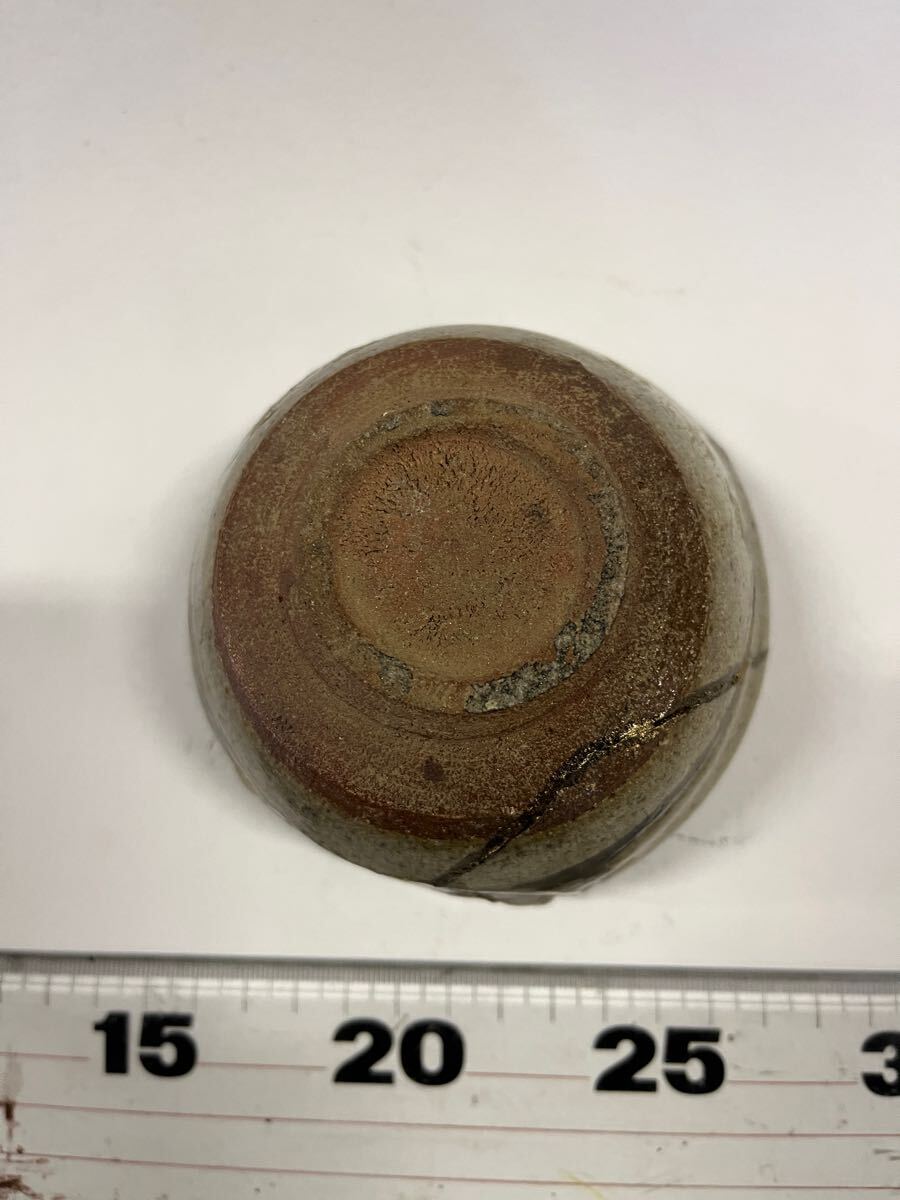 古唐津　発掘　唿びつぎ　小服茶碗