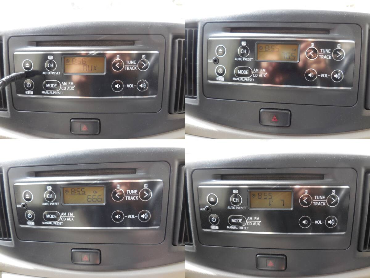  Daihatsu Mira e:S оригинальный CD плеер панель плеер Car Audio LA300S/LA310S 86180-B2840 CD-R/AUX соответствует подтверждение рабочего состояния товар хорошая вещь 