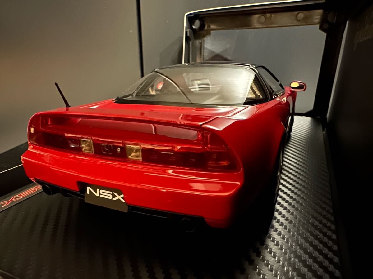 [ новый товар ] 1/18 IG3486 HONDA NSX (NA1) Red зажигание модель ignition model Honda BBS NA2 TYPE R модель R