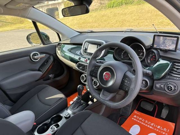 500X ポップスター 社外ナビ ワンセグ 純正オーディオ ETC