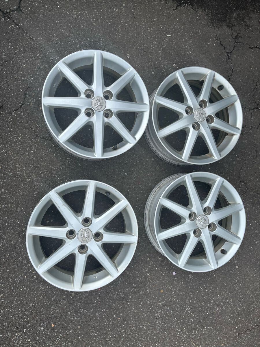 トヨタ NHP10 アクア 純正 15インチ アルミホイール 4本 / 15× 5J +39 4H PCD 100 送料一律3500円