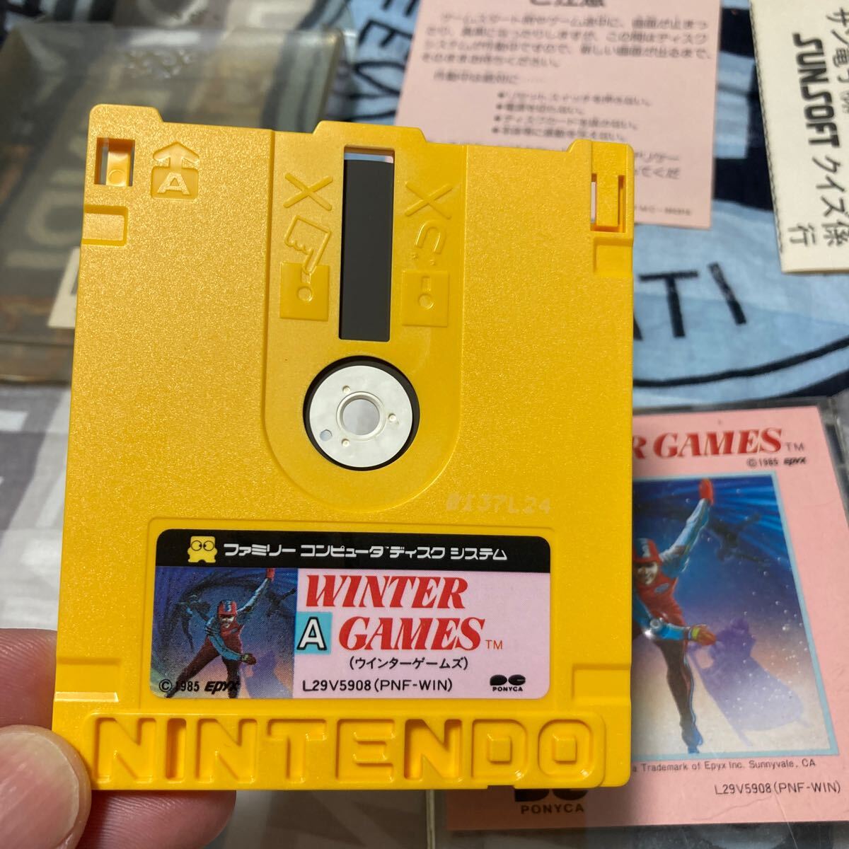 ディスクシステム ソフト　ウインターゲームズ　WINTER GAMES